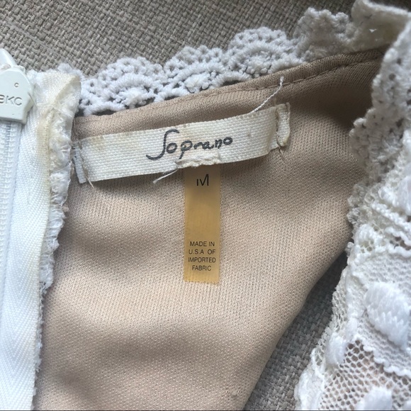 White Lace Bodycon Dress - Picture 5 of 5